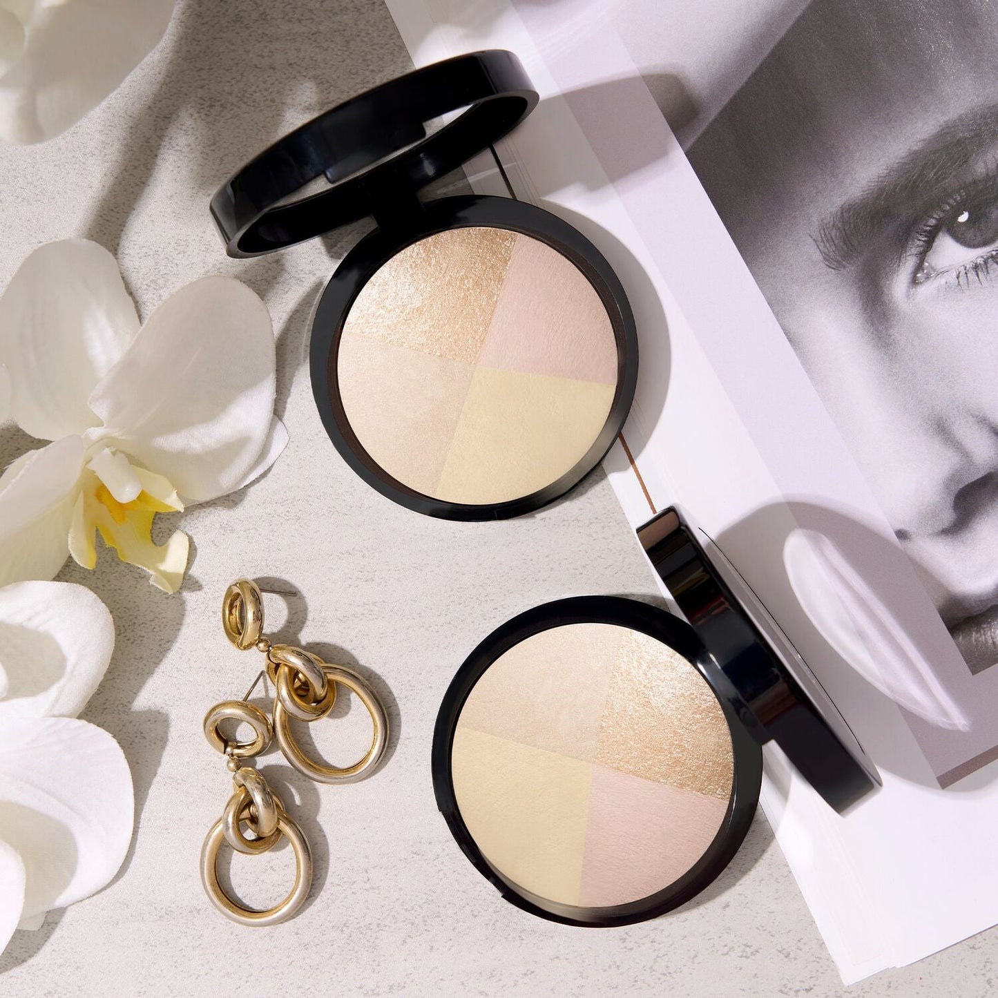 Baked Natural Glow Highlighter Quad