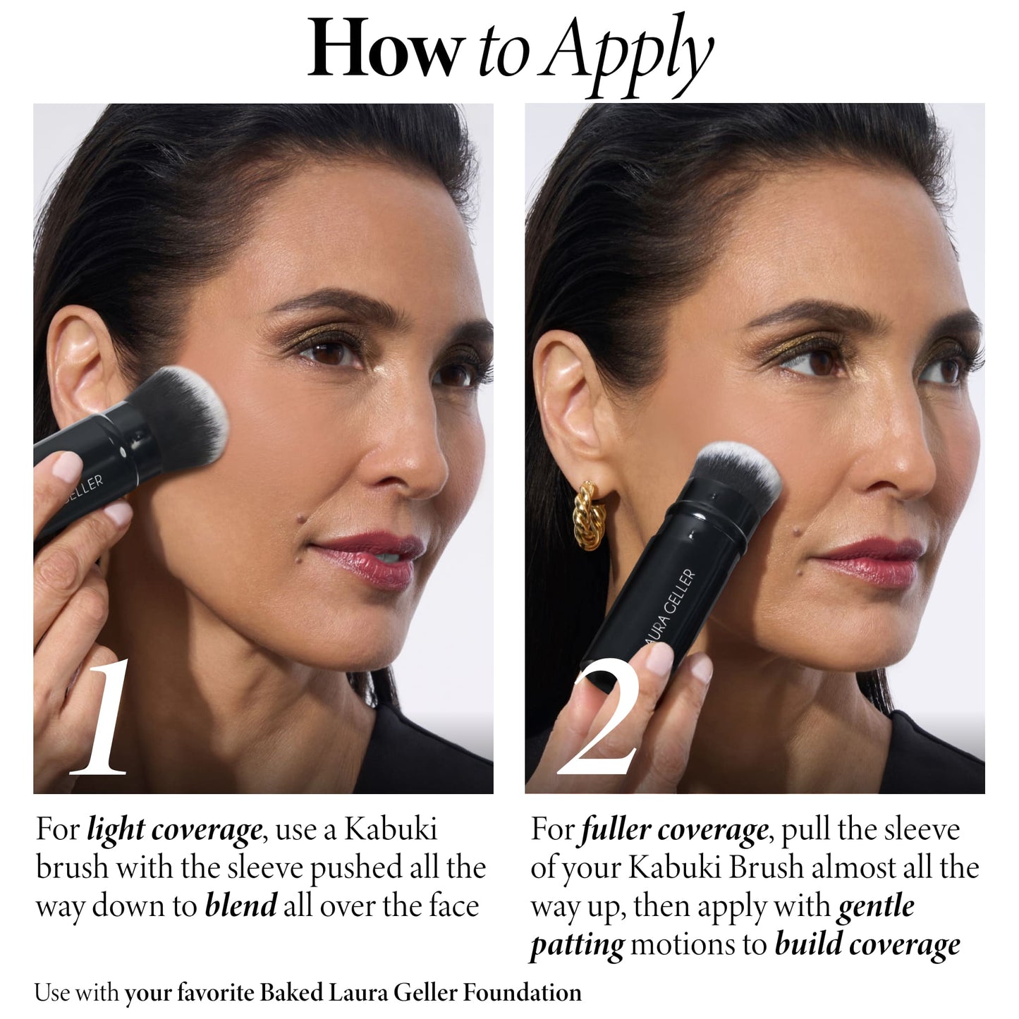 Balance-n-Brighten how to apply with airbrush kabuki