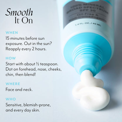 Block Star Clarifying Mineral Sunscreen SPF 30 when, how, where, who