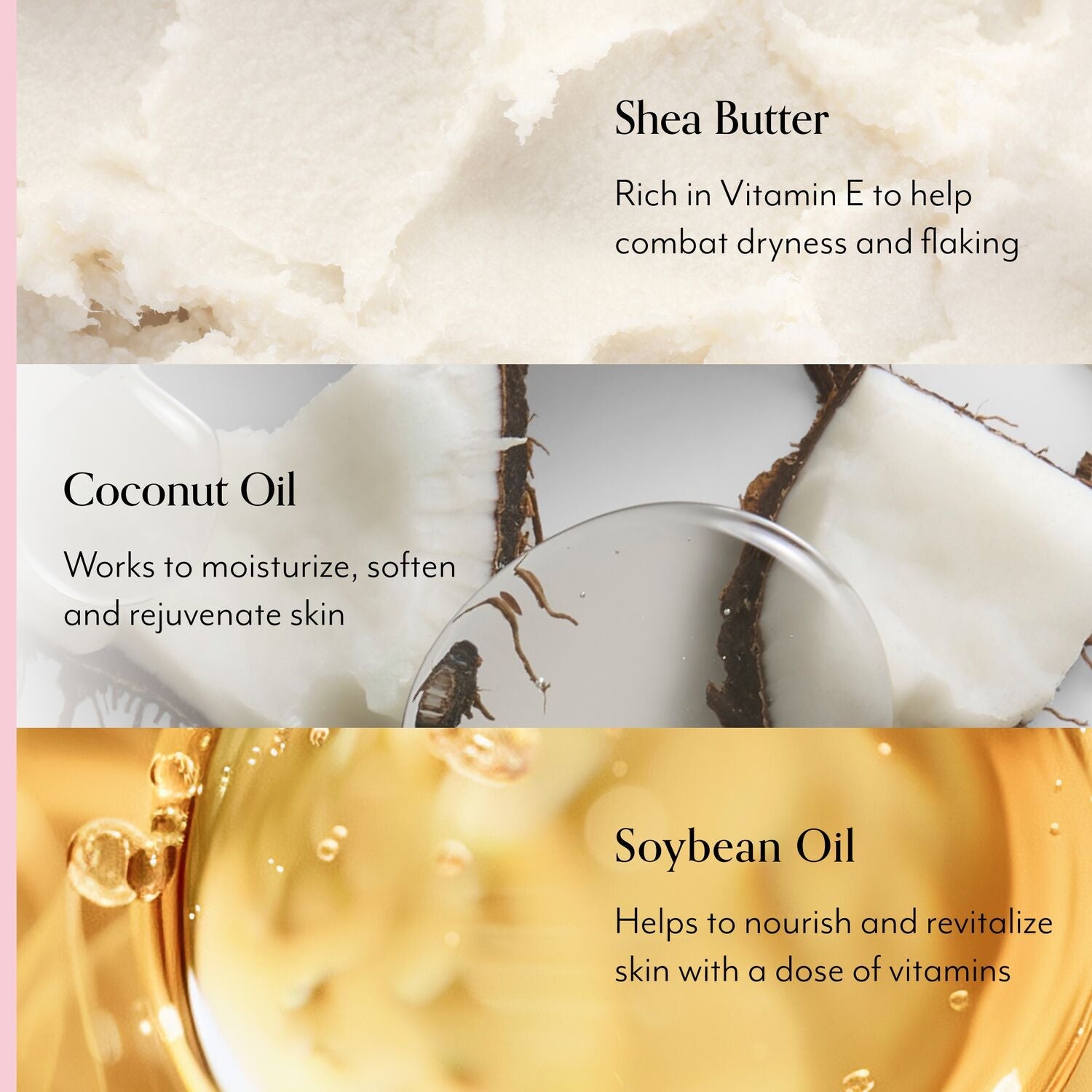 unscented body butter key ingredient callout