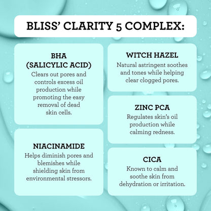 clear genius toner + serum ingredient callout