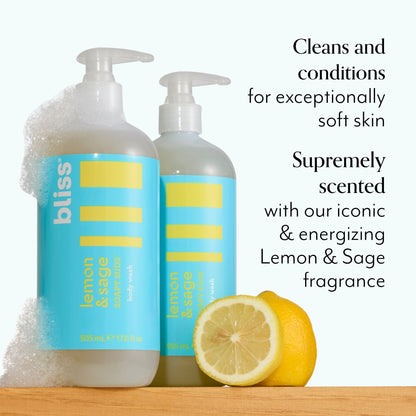 Bliss x LG Soapy Suds Bodywash product benefits - cleans and conditions, supremely scented