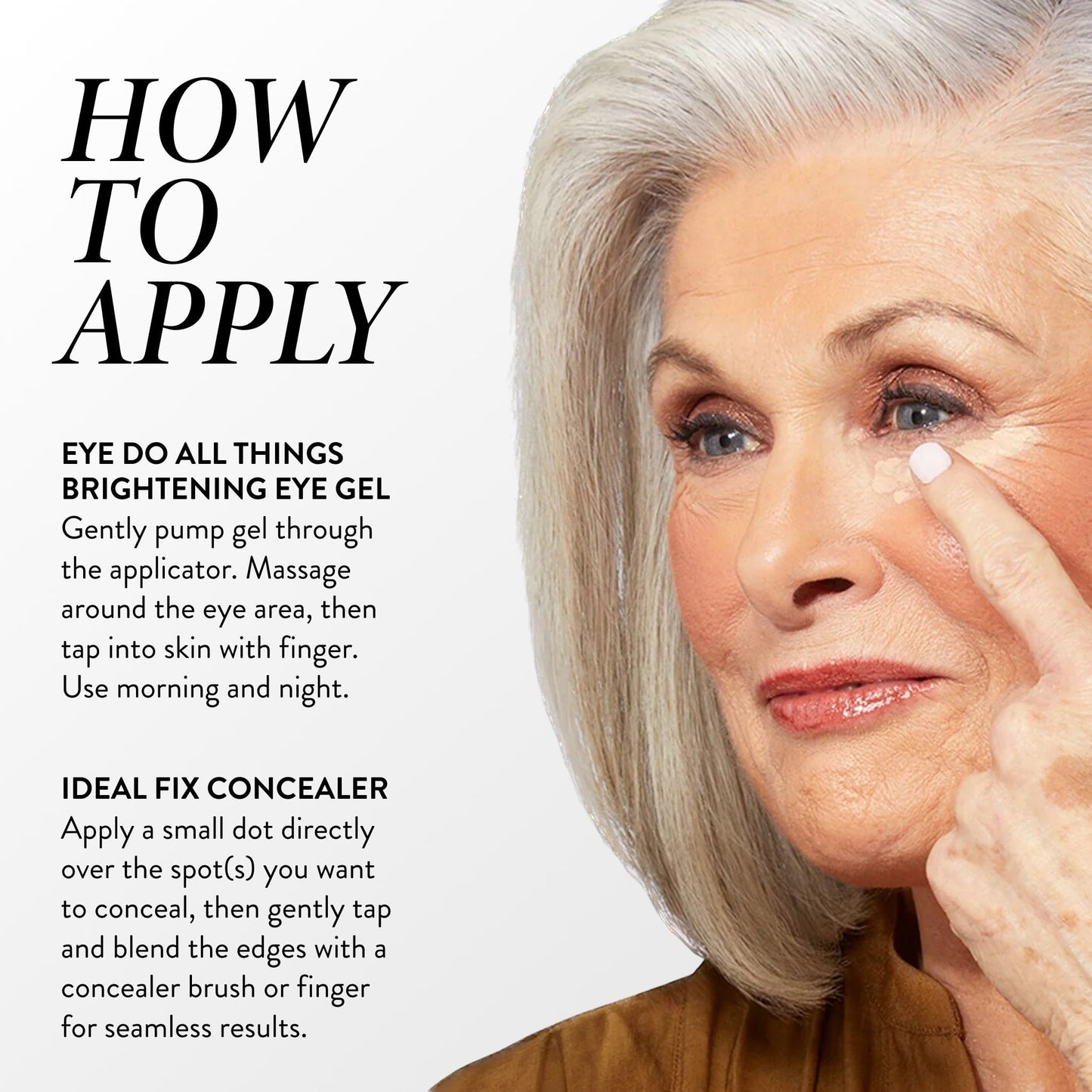 Bliss x LG Under Eye Brightening Duo how to apply