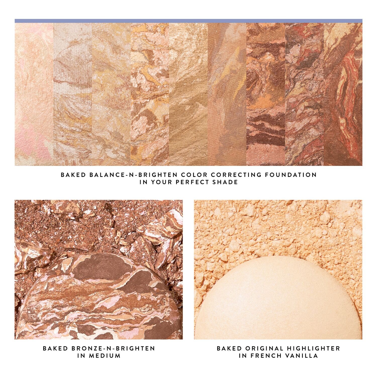 Laura Geller Daily Routine Bronze Full Face Kit Textures