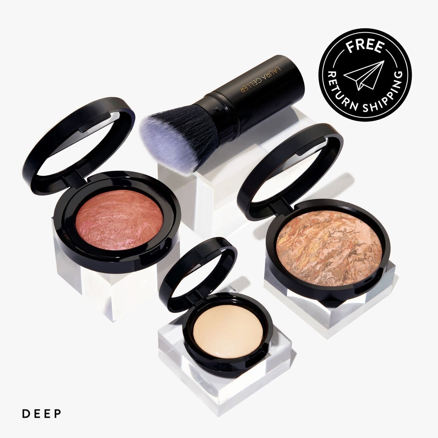 Daily routine: satin finish full face kit 4PC group shot w/  deep