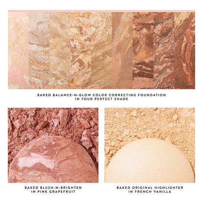 Daily routine: satin finish full face kit 4PC texture