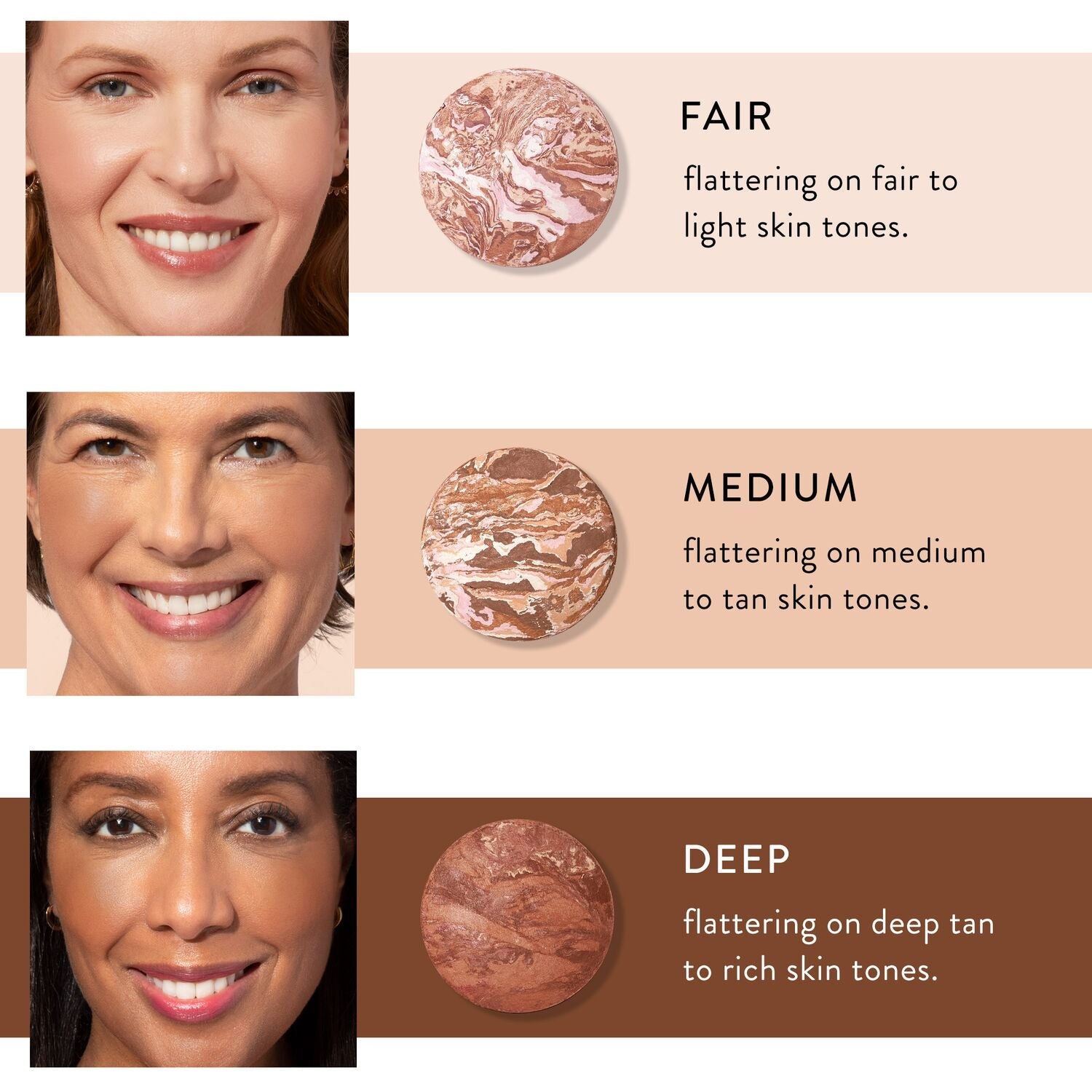 Baked To Go Bronze-n-Brighten Shade Chart