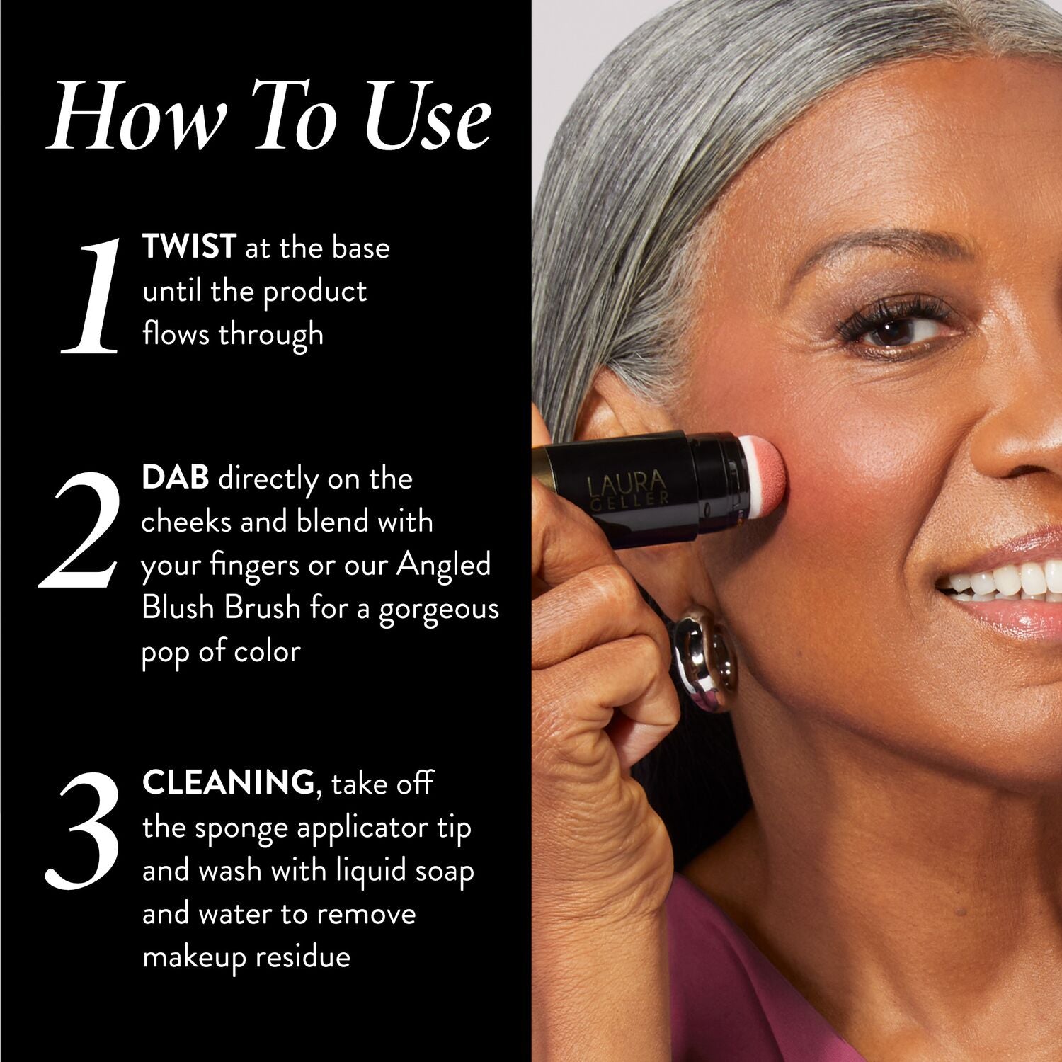 Laura Geller Serum Blush How to Use