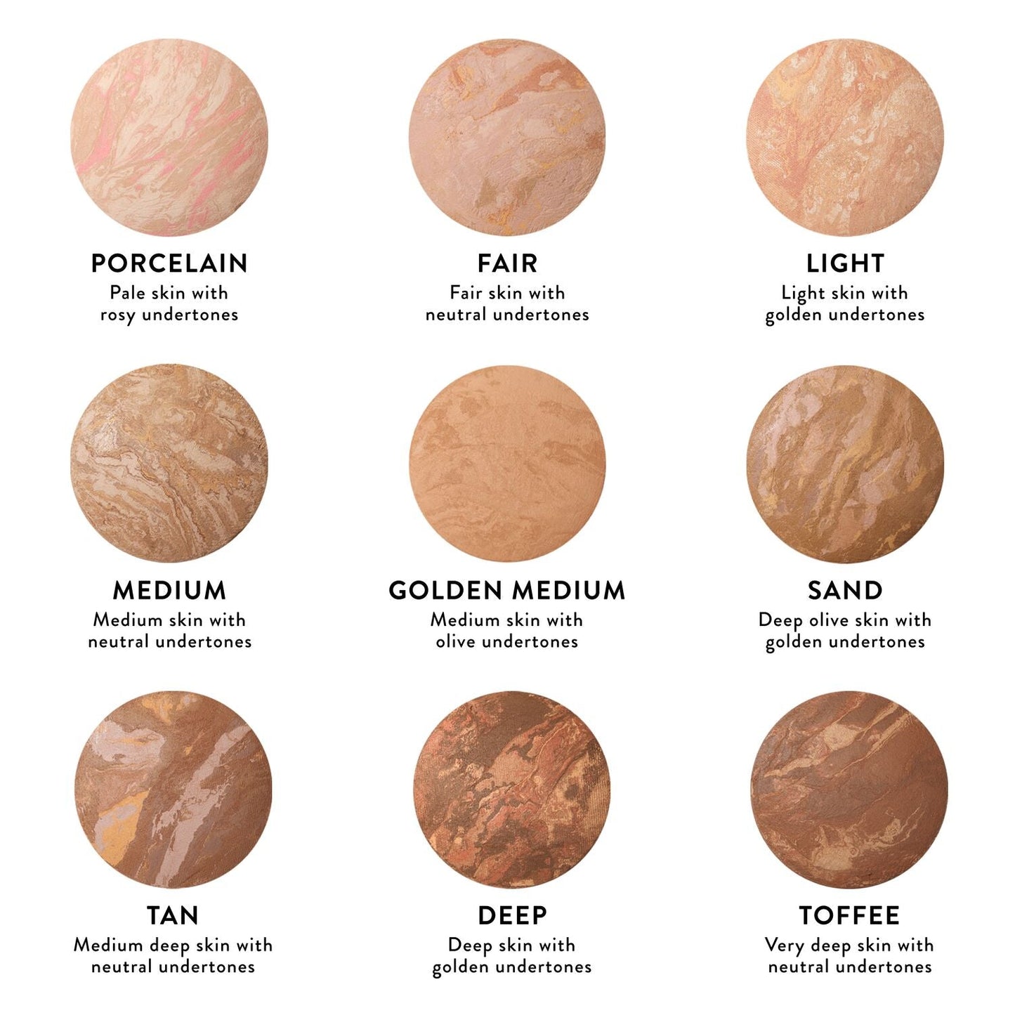 Balance-n-Brighten Shade Descriptions