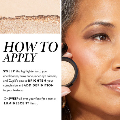 glow highlighter - how to apply