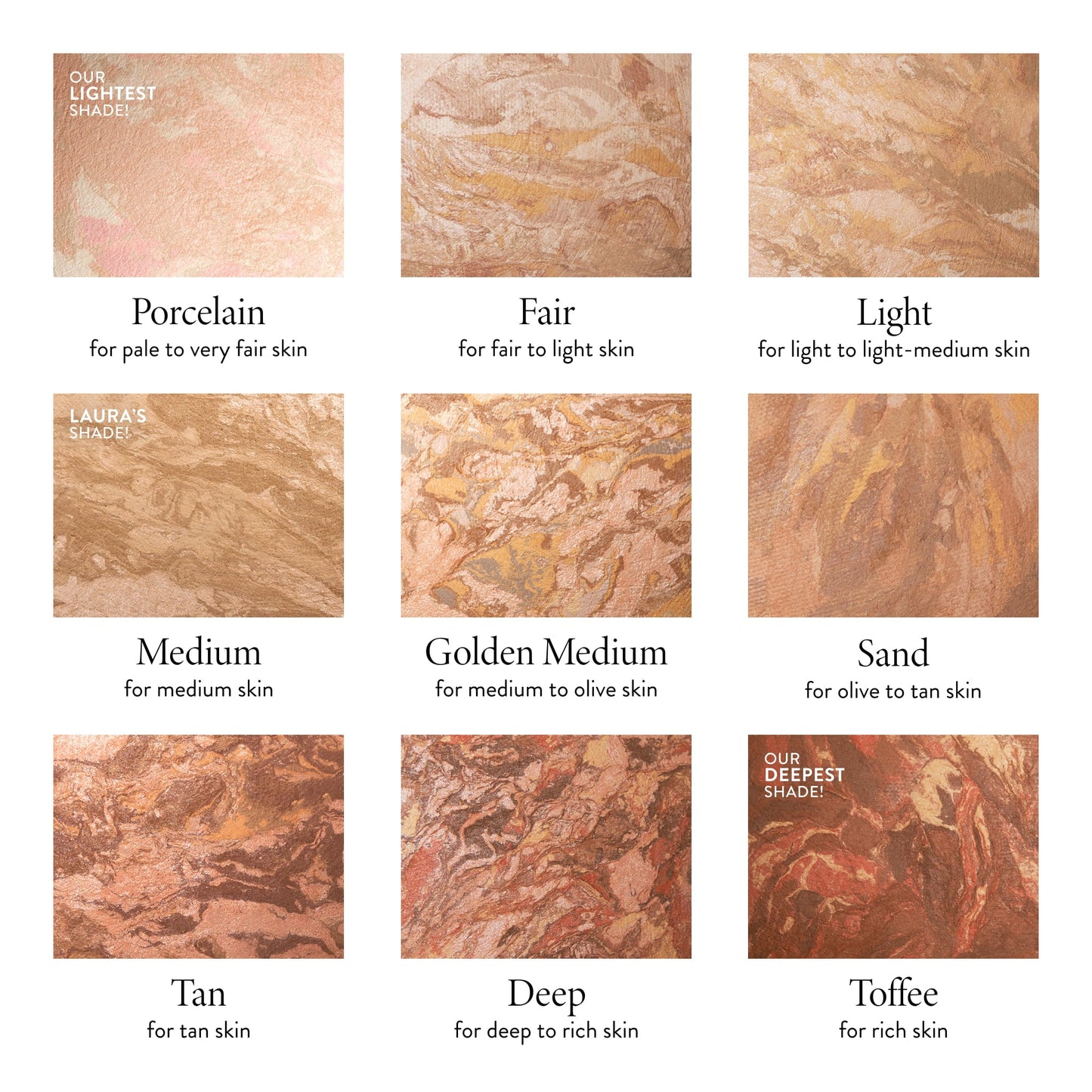 Baked Balance-n-Glow Illuminating Foundation shade descriptions