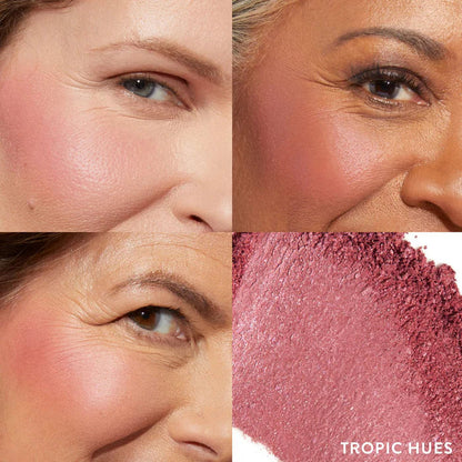 blush n brighten model grid tropic hues