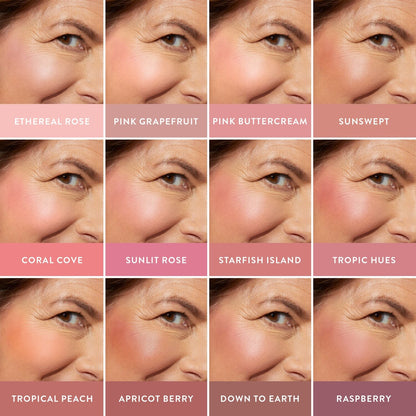 Laura's Brightening Basics Kit (5 PC)
comparison grid blush n brighten