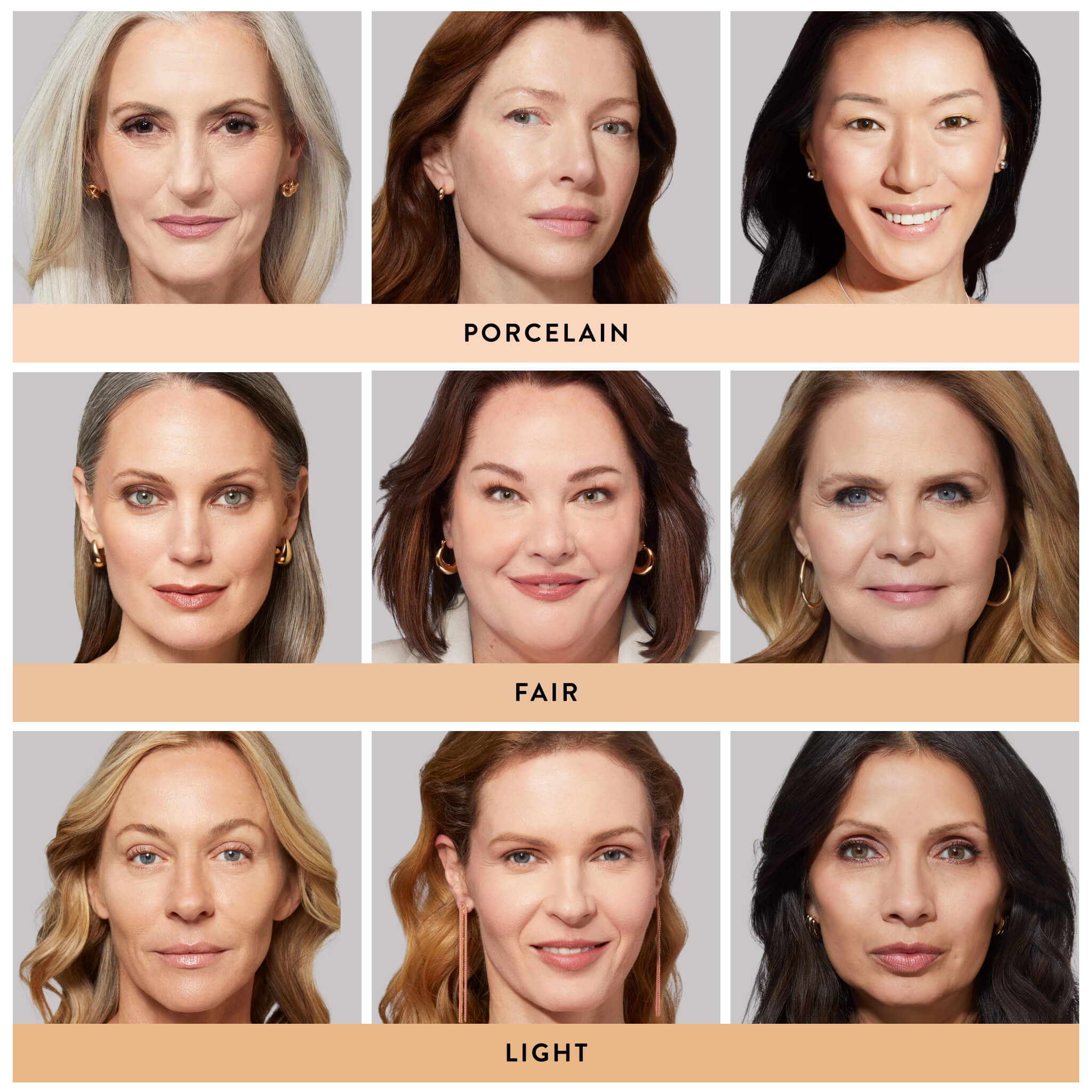 Double Take Baked Foundation 9 model grid in prcelain/fair/light