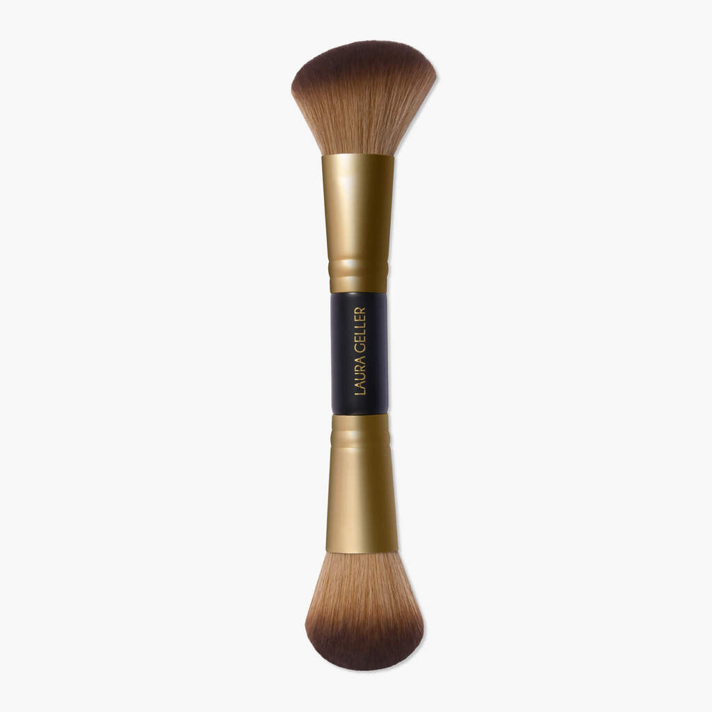 dual ended blush bronzer brush