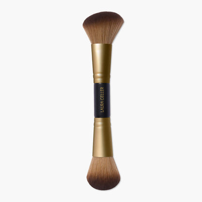dual ended blush bronzer brush