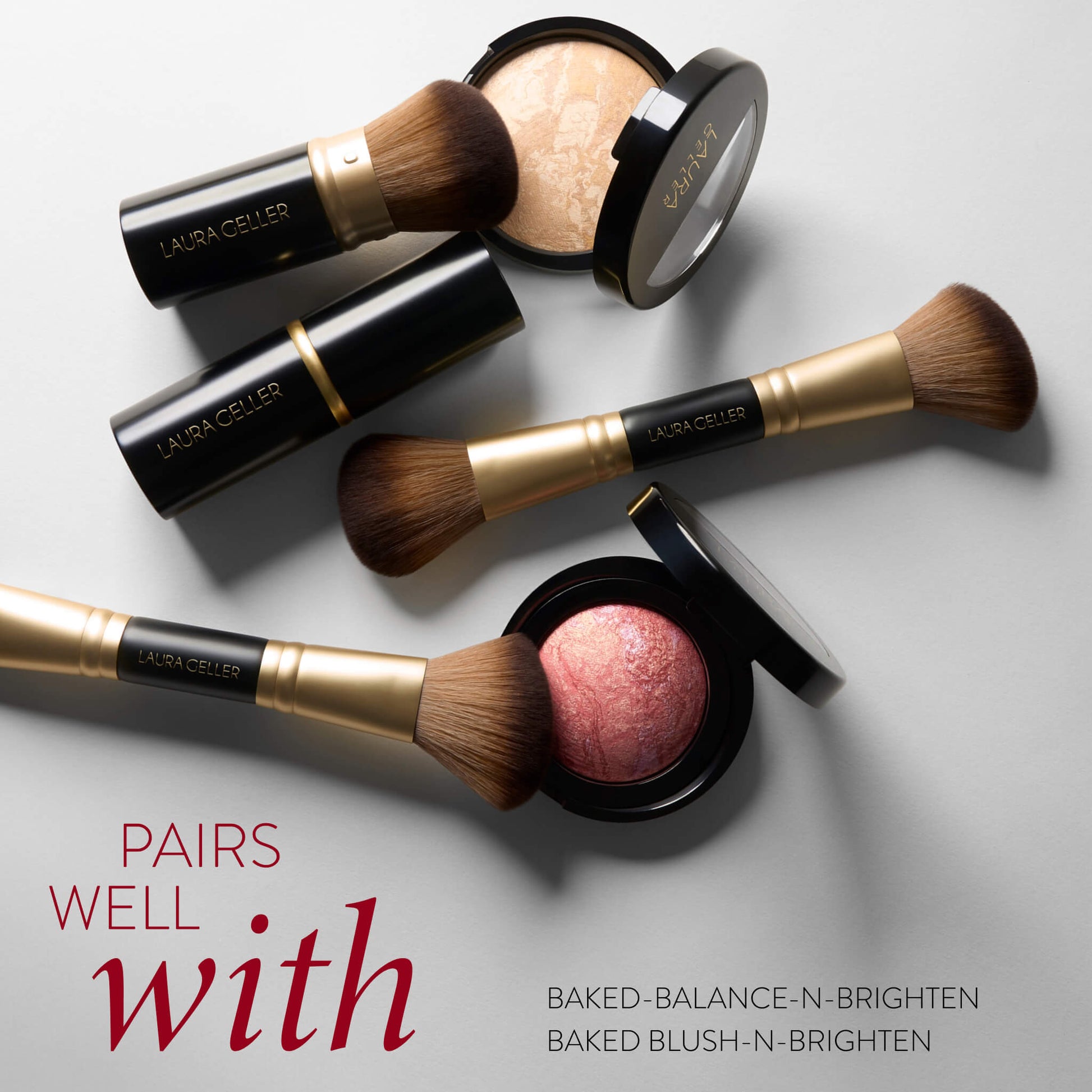 Face it All 2PC Brush Set pairs well with
