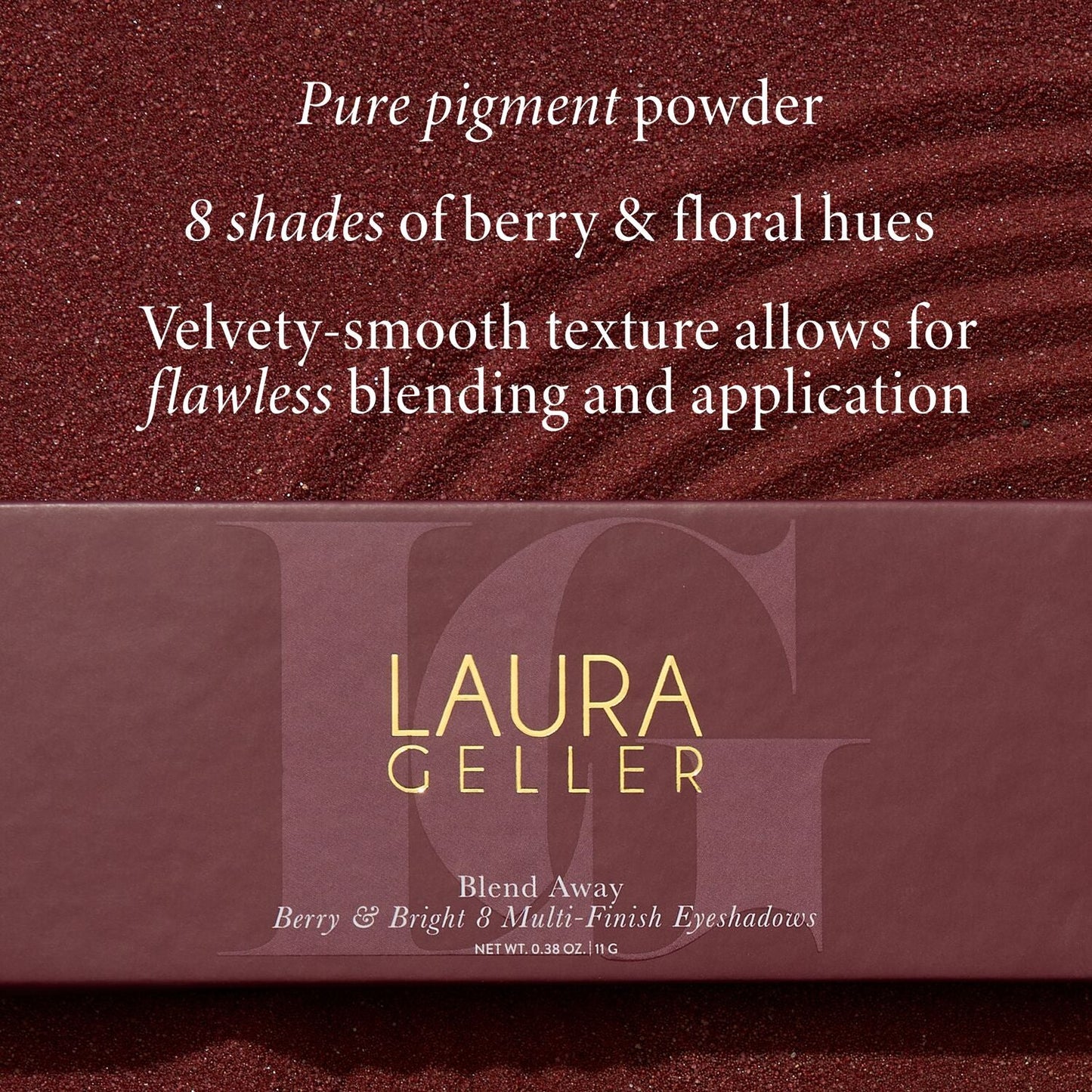 Blend Away Berry & Bright 8 Multi-Finish Eyeshadows Benefits