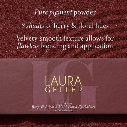 Blend Away Berry & Bright 8 Multi-Finish Eyeshadows Benefits