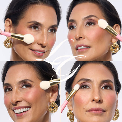 Dual-Ended Cheek + Eye Brush