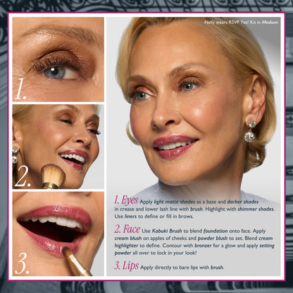 RSVP Yes! Full Face Kit (4 PC) How to Apply