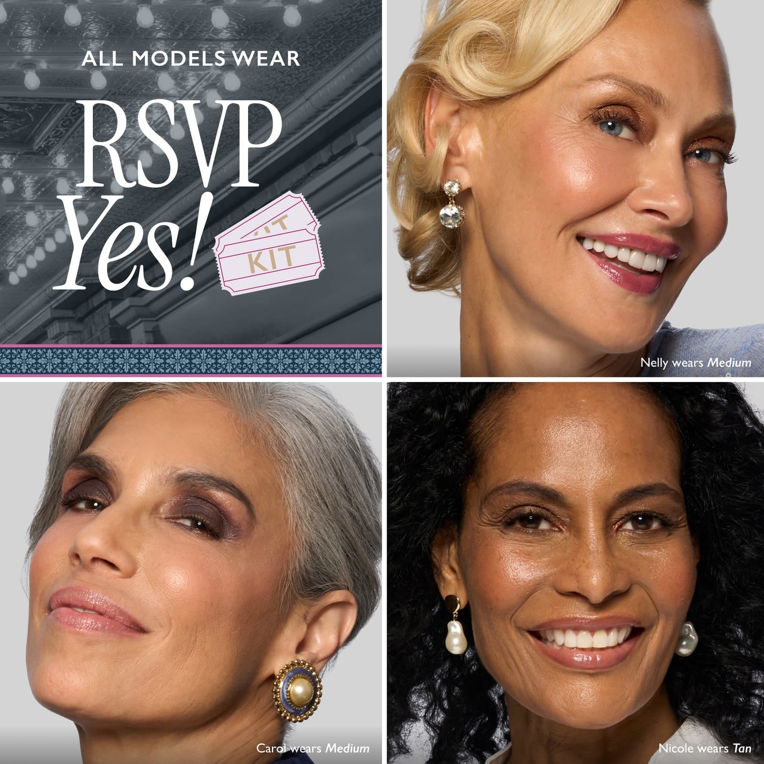 RSVP Yes! Full Face Kit (4 PC) 3 models