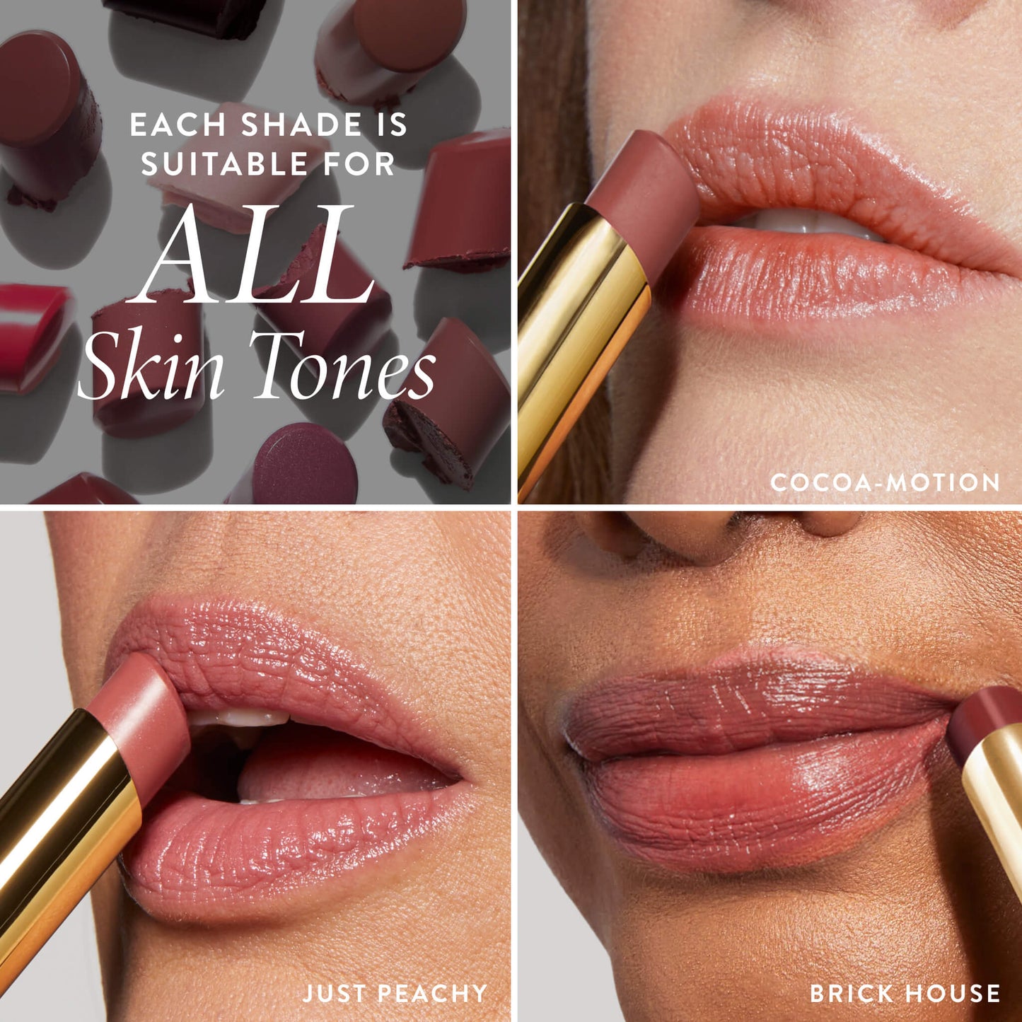 Everyday Eye & Lip Kit model grid lip