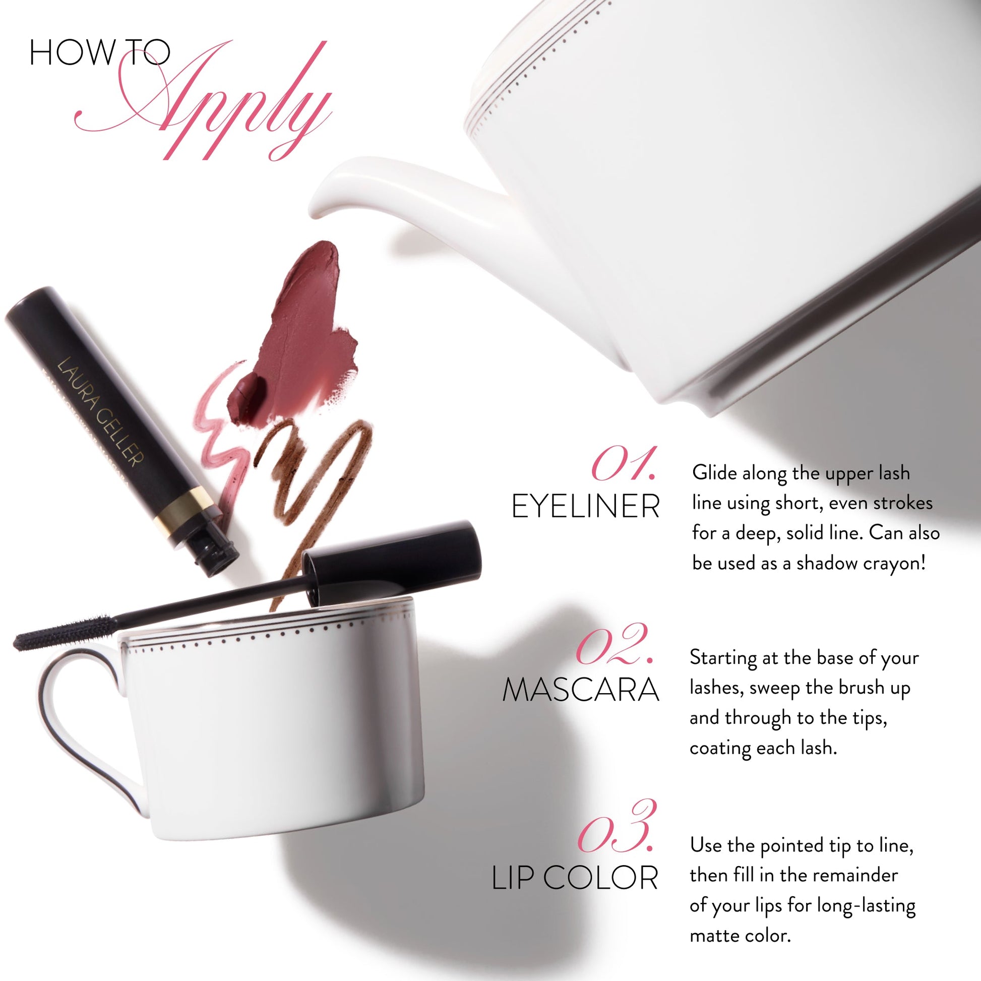 The Kajal Collection 3PC how to apply