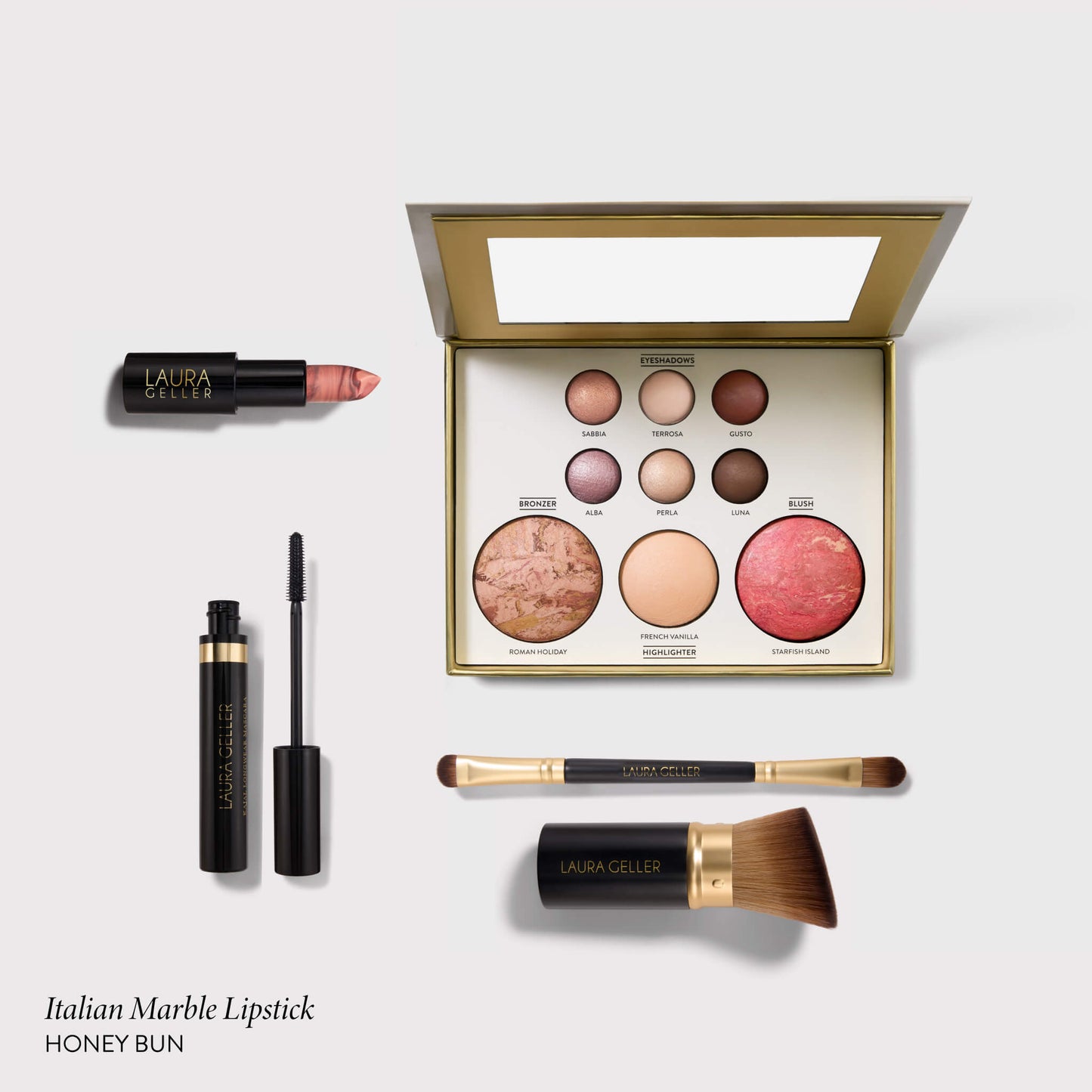 Thank You, Gorgeous! Full Face Makeup Kit (5PC) honey bun soldier