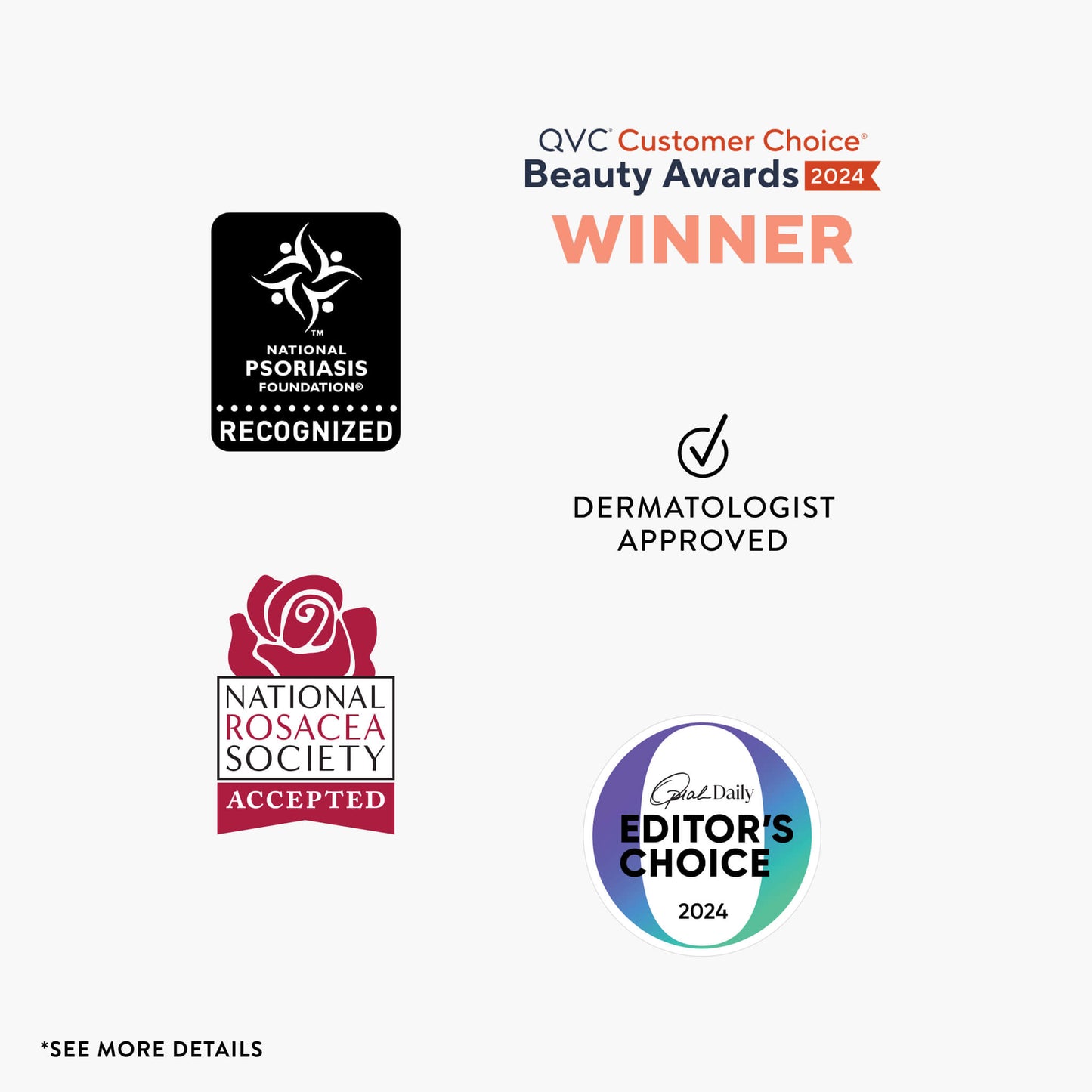 Award winning badges image