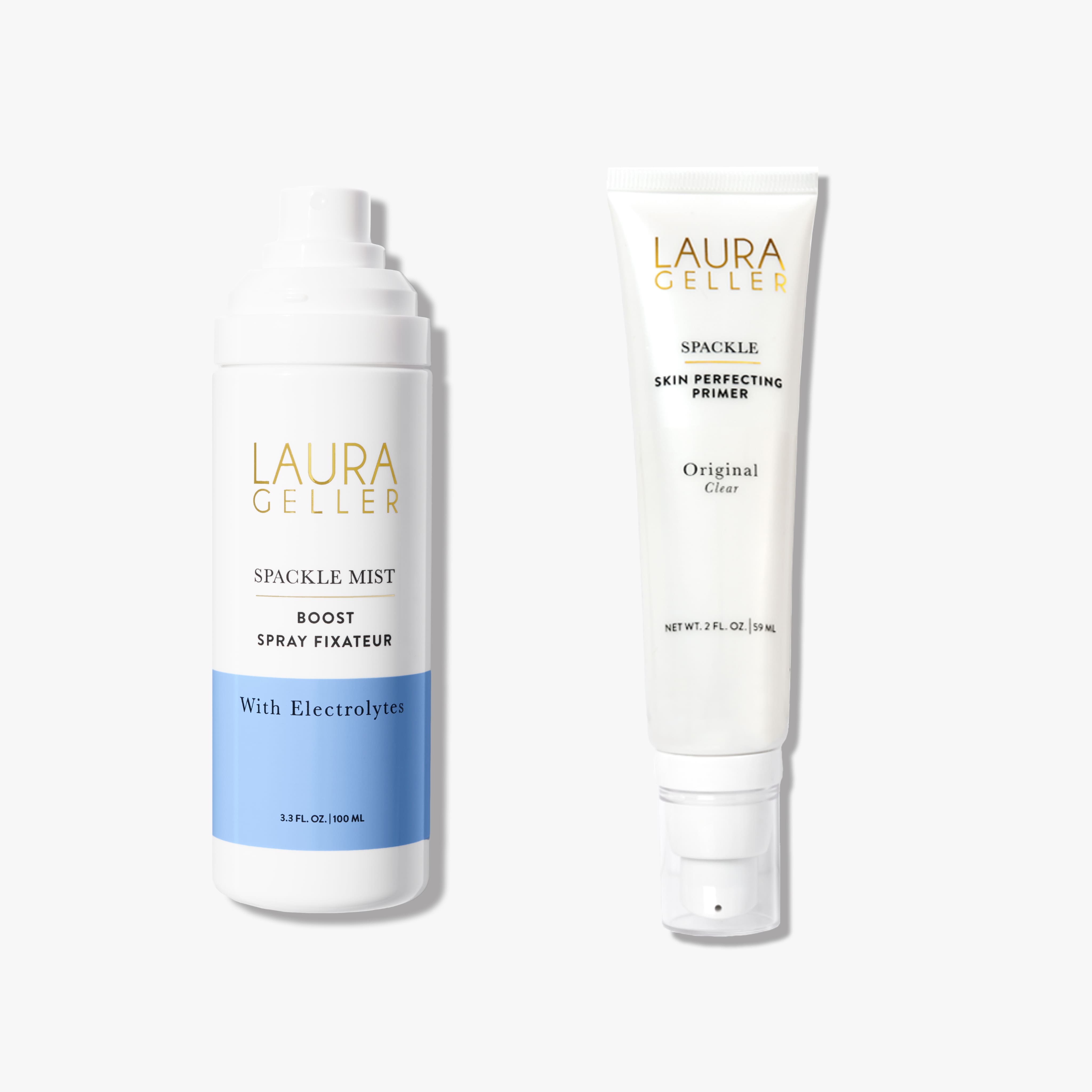 Laura Geller Prep and Set Spackle Duo soldier with Spackle Original Clear
