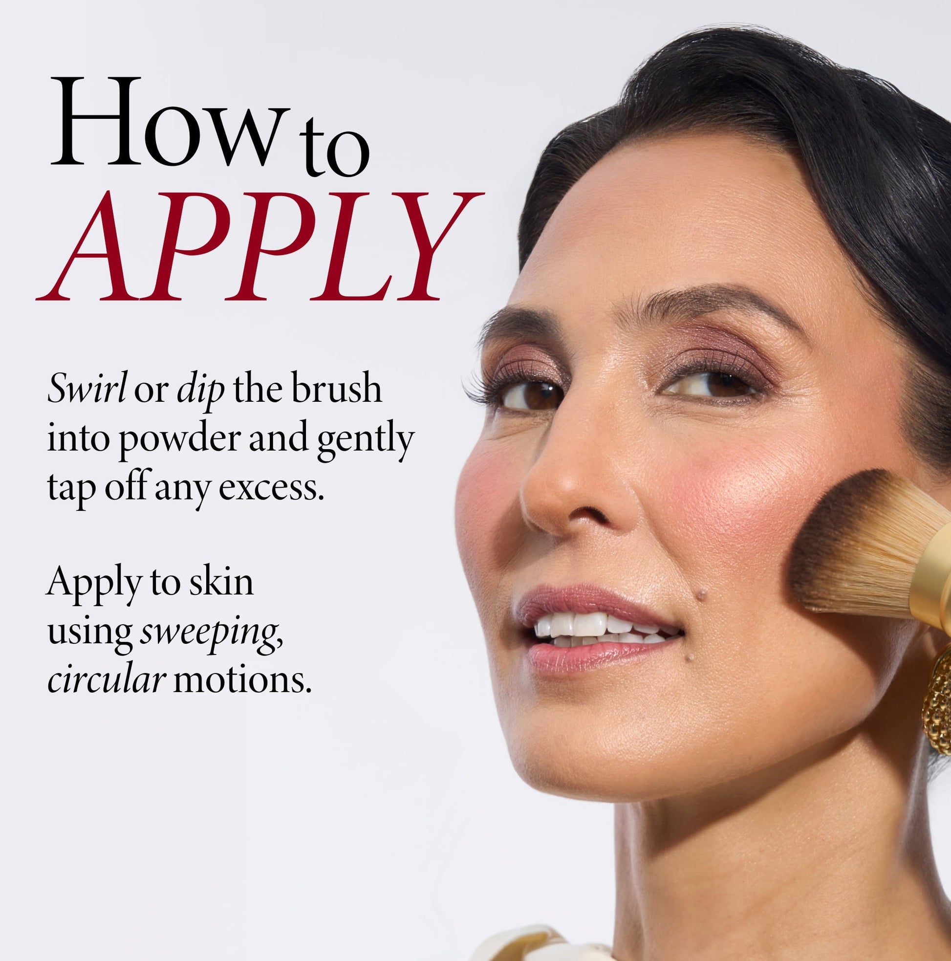 Retractable angled kabuki how to apply