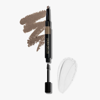 sculpt -n-stay waterproof brow pencil and gel soldier taupe