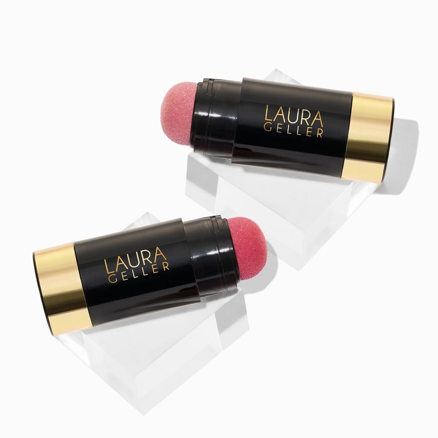 Laura Geller Serum Blush Duo Practical Pink and Beautiful Blossom