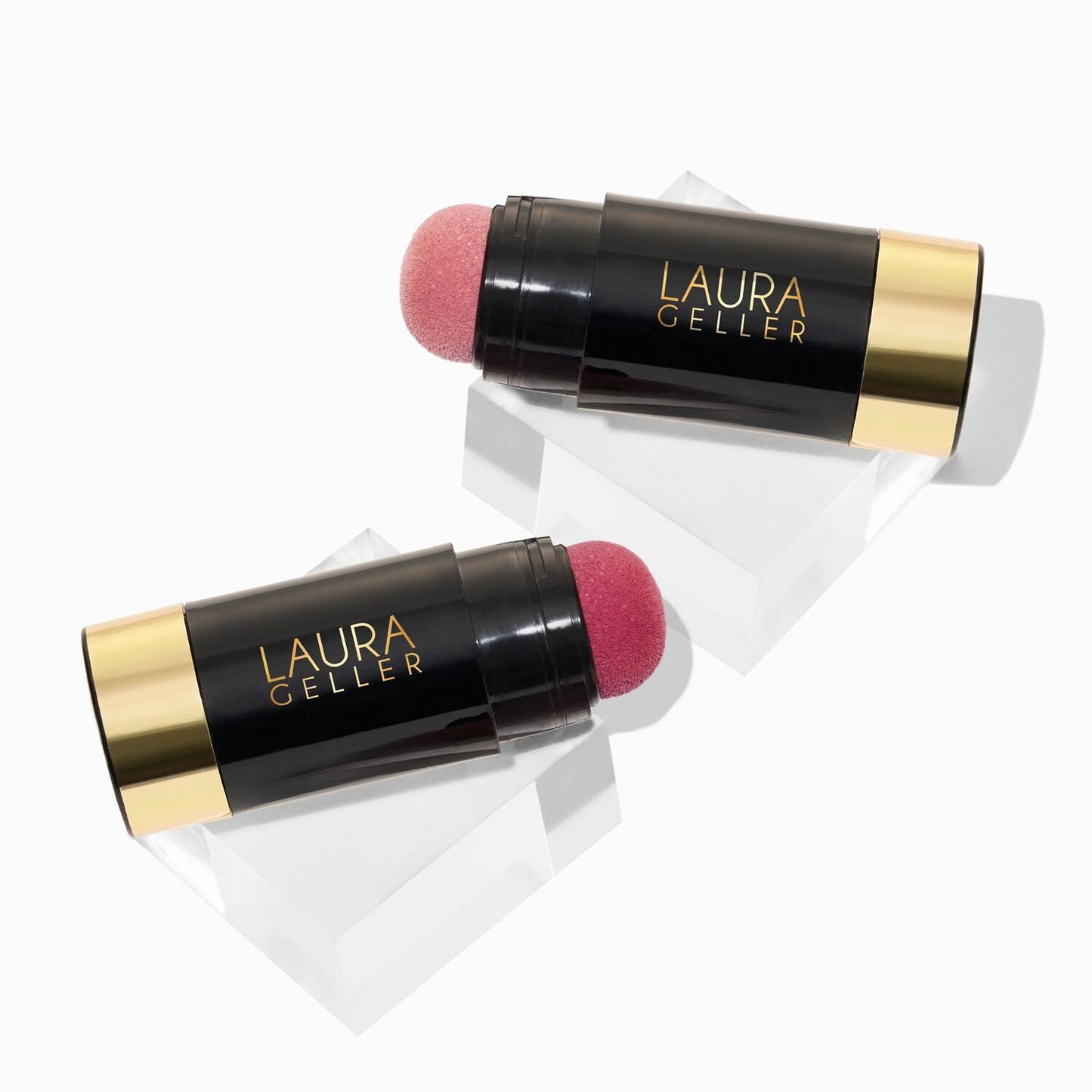 Laura Geller Serum Blush Duo Practical Pink and Blushing Berry