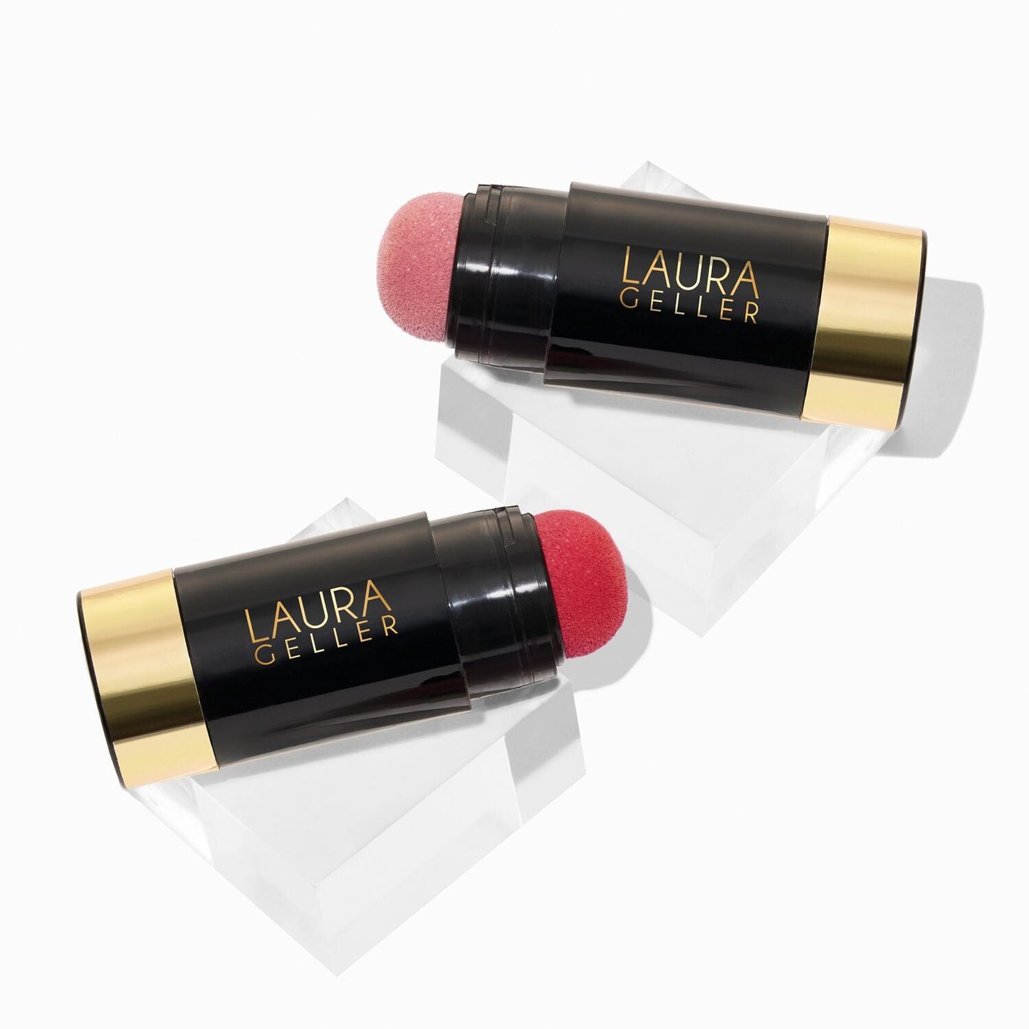 Laura Geller Serum Blush Duo Practical Pink and Graceful Guava