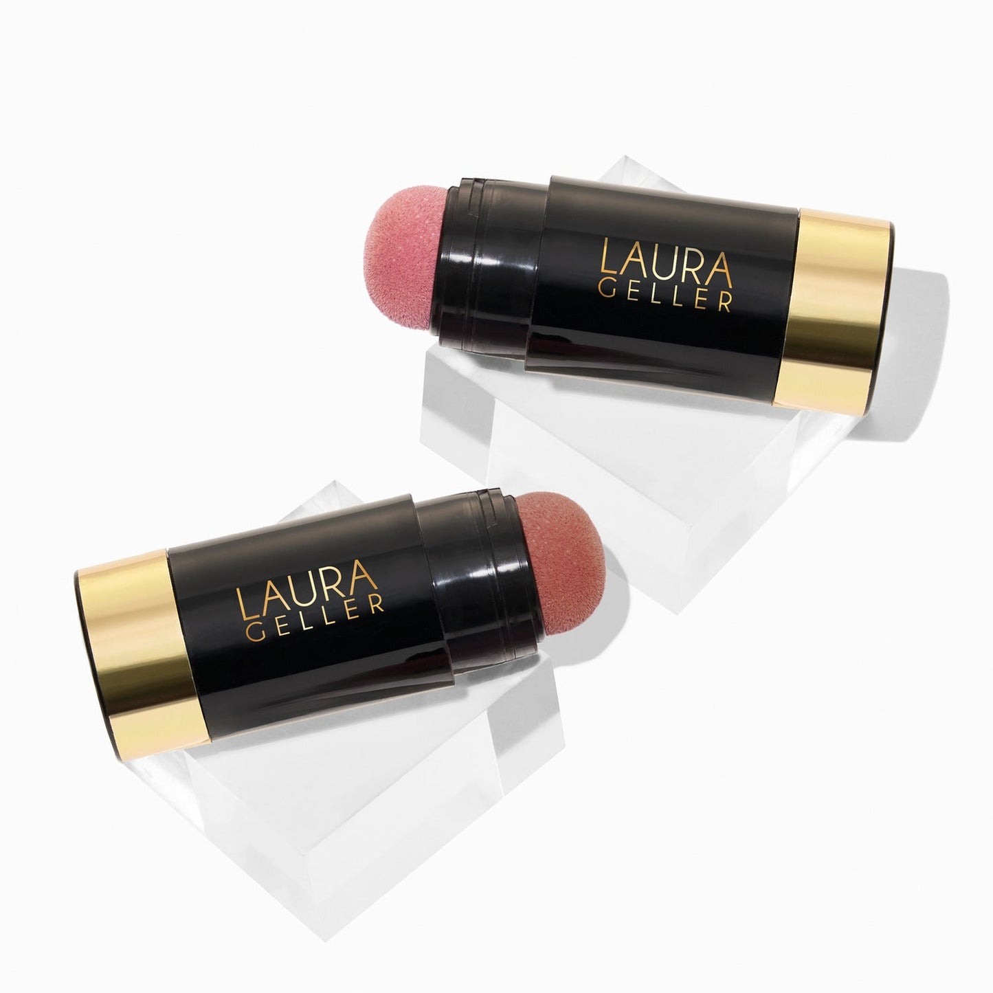 Laura Geller Serum Blush Duo Practical Pink and True Tawny