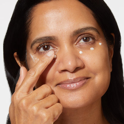 spackle illuminating under eye primer lifestyle model