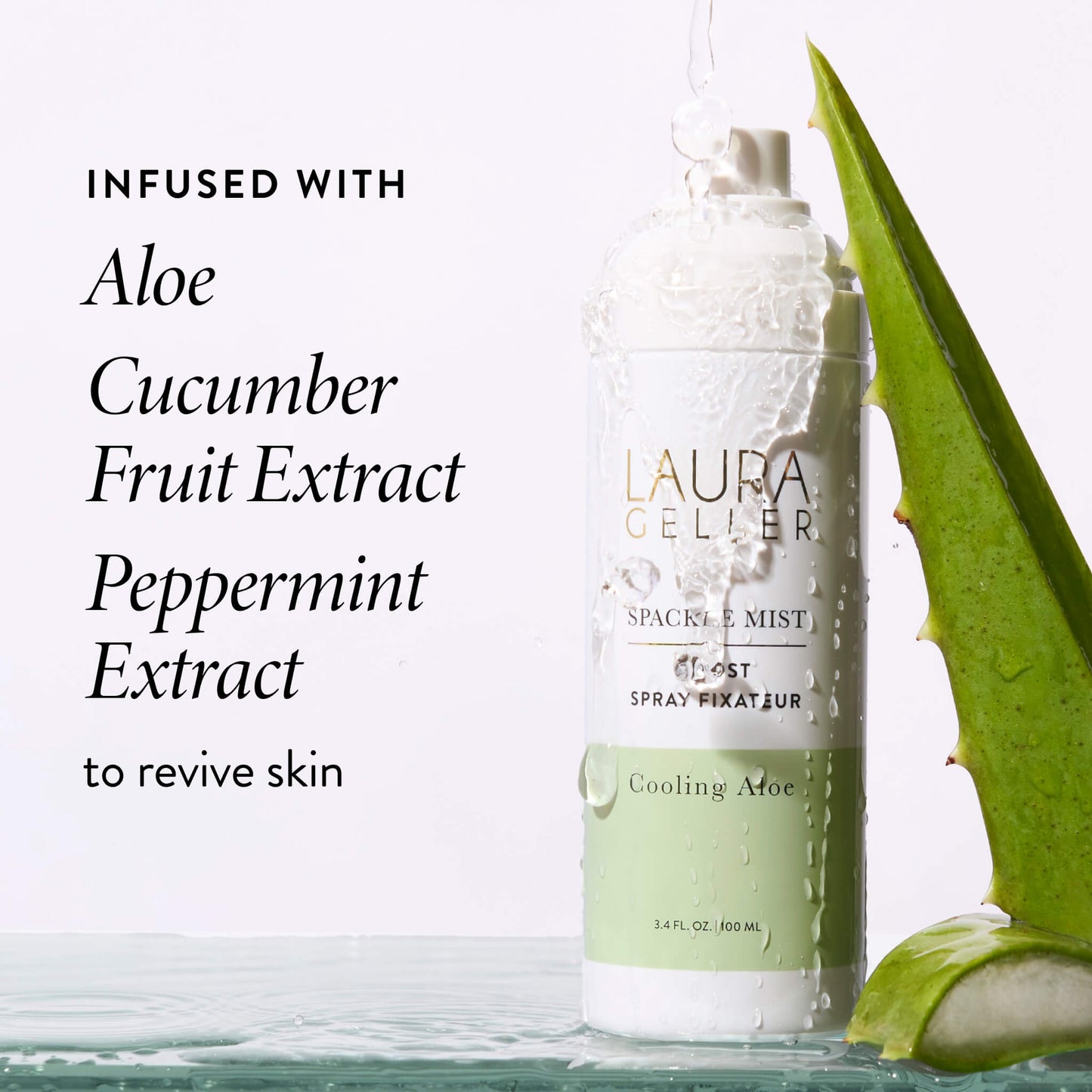 Spackle mist boost with cooling aloe Key Ingredient