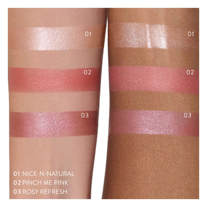 The Wonder Balm arm swatches