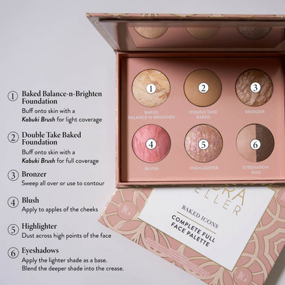 Baked Icons Complete Full Face Palette Layout
