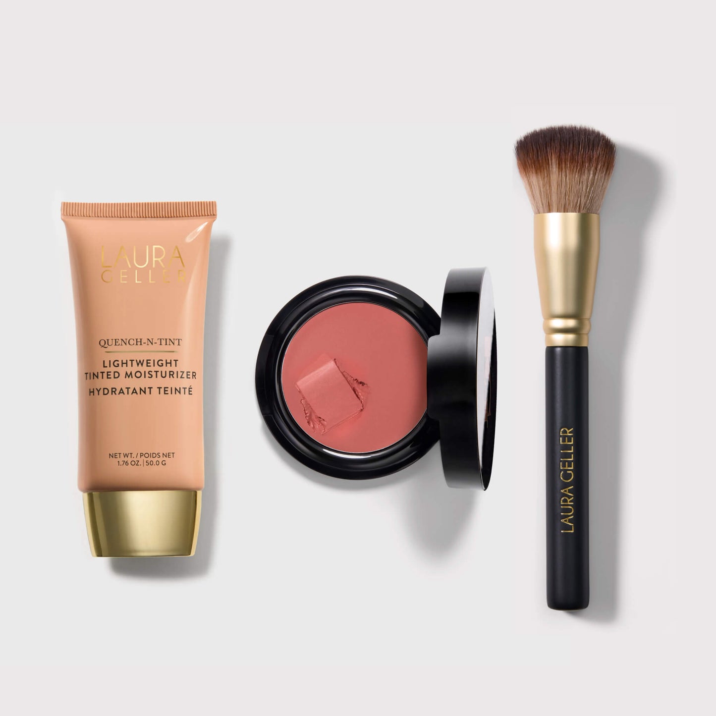 Fresh & Hydrated Face Essentials Kit (3 PC) - solider light medium