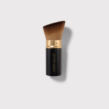 retractable angled kabuki brush soldier