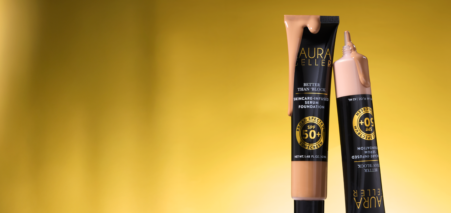 Better Than Block Skincare Infused Serum Foundation with texture
