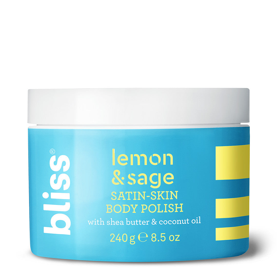 Bliss x LG Lemon & Sage Satin-Skin Body Scrub soldier